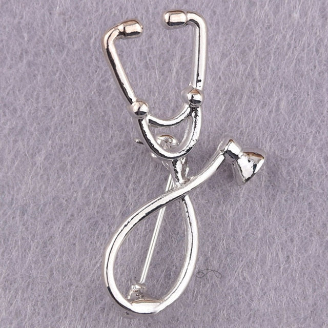 Stethoscope Brooches For Doctors Nurse Student