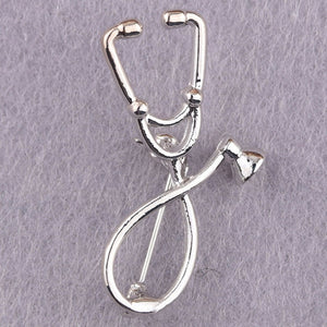 Stethoscope Brooches For Doctors Nurse Student